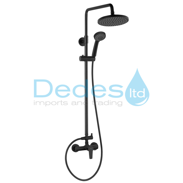 ΚΟΛΟΝΑ ΝΤΟΥΣ RITTO ΠΛΗΡΗΣ ΜΑΥΡΗ ΜΕ ΜΠΑΤΑΡΙΑ ΚΩΔΩΝΑ Φ200 ΤΗΛΕΦ.3ΘΕΣΕΩΝ ΣΠΙΡΑΛ 150cm ΔΙΑNOM. ΣΕ ΚΟΥΤΙ