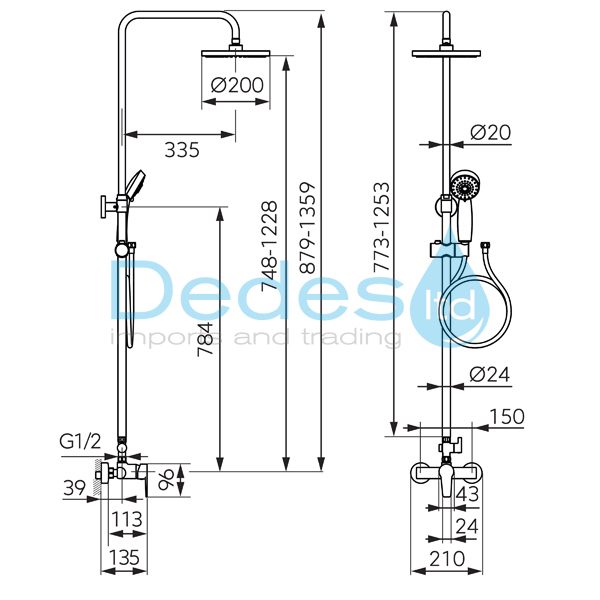 ΦΩΤΟΓΡΑΦΙΑ 3 ΚΟΛΟΝΑ ΝΤΟΥΣ RITTO ΠΛΗΡΗΣ ΜΑΥΡΗ ΜΕ ΜΠΑΤΑΡΙΑ ΚΩΔΩΝΑ Φ200 ΤΗΛΕΦ.3ΘΕΣΕΩΝ ΣΠΙΡΑΛ 150cm ΔΙΑNOM. ΣΕ ΚΟΥΤΙ
