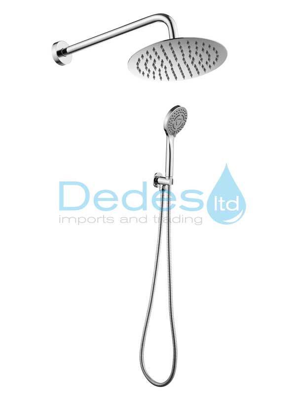 ΦΩΤΟΓΡΑΦΙΑ 2 ΚΙΤ ΝΤΟΥΖΙΕΡ. ΣΤΡΟΓΓ. SPAGNA TONDO INOX ΚΩΔΩΝΑ Φ200, ΒΡΑΧΙΟΝΑ 35cm, ΣΠΙΡΑΛ 1.5m, ΠΑΡΟΧΗ-ΣΤΗΡ. ΤΗΛΕΦ.