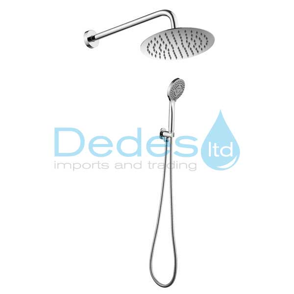 ΚΙΤ ΝΤΟΥΖΙΕΡΑΣ ΣΤΡΟΓΓ.STEEL TONDO ΚΩΔ.INOX Φ200, ΒΡΑΧΙΟΝΑ 35cm, ΣΠΙΡΑΛ 1.5m, ΠΑΡΟΧΗ-ΣΤΗΡΙΓMA, ΤΗΛΕΦ.