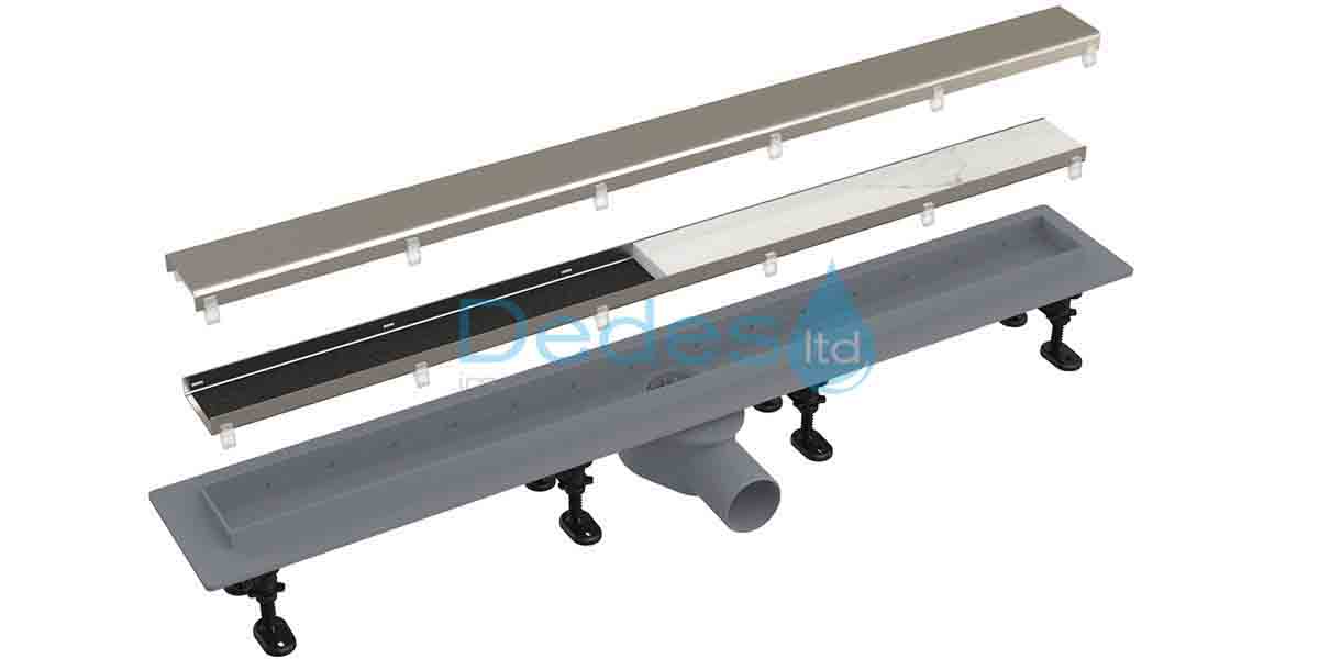 ΦΩΤΟΓΡΑΦΙΑ 3 ΣΙΦΩΝ ΝΤΟΥΣ ΕΥΘΥΓΡAMΟ Φ50 APZ2012-OPTION9-550 ALCAPLAST OPTIMAL L=610mm G=62mm H1=81mm H2=95-110mm