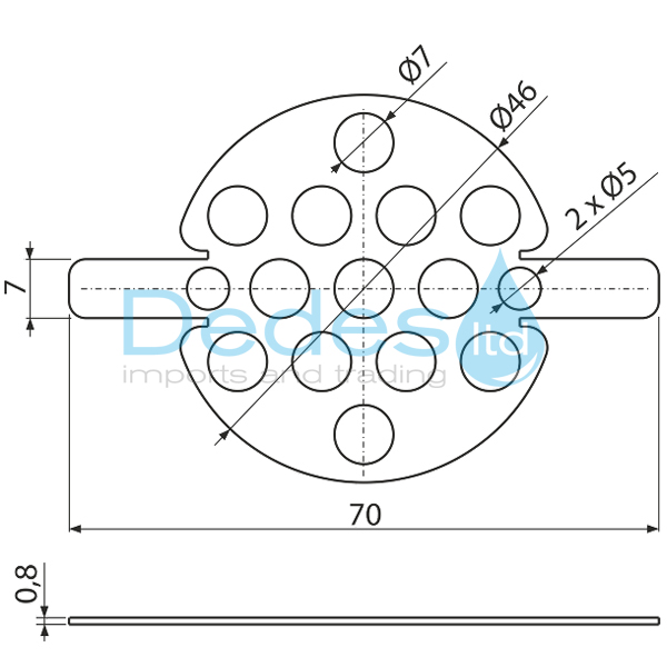 ΦΩΤΟΓΡΑΦΙΑ 2 ΣΧΑΡΑΚΙ ΑΝΟΞΕΙΔΩΤΟ P184-ND ΚΑΘΑΡΙΣΜΟΥ ALCAPLAST ΑΝΤΑΛ/ΚΟ 1.5mm ΓΙΑ ΣΙΦΩΝ ΝΤΟΥΣ OPTION APZ2012 2022
