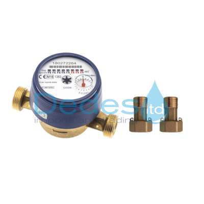 ΥΔΡΟΜΕΤΡΟ 1/2" ΞΗΡΟΥ ΤΥΠΟΥ BMETERS GSD8 ΙΤΑΛΙΑΣ Q3 2.5-L110mm DN15 -30°C ΣΕ ΚΟΥΤΙ ΠΛΗΡΗΣ ΜΕ ΡΑΚΟΡ