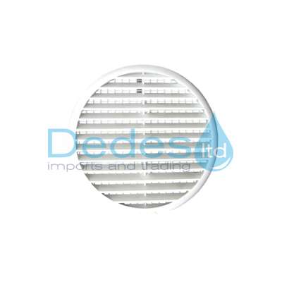 ΠΕΡΣΙΔΑ ΠΛΑΣΤΙΚΗ ΣΤΑΘΕΡΗ ΣΤΡΟΓΓΥΛΗ ΛΕΥΚΗ 160mm ΜΕ ΣΙΤΑ & ΕΛΑΣΜΑΤΑ Φ100/125