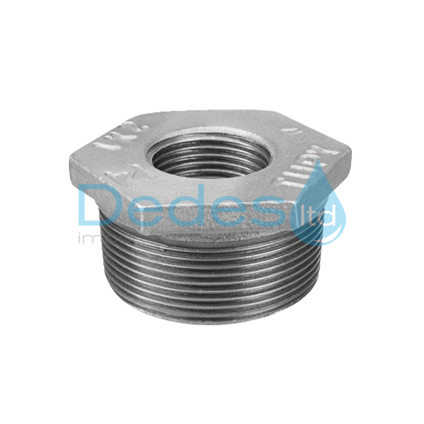 ΣΥΣΤΟΛΗ ΑΜΕΡΙΚΗΣ ΓΑΛΒΑΝΙΖΕ ΕΞΑΓΩΝΗ 1" ΑΡΣΕΝΙΚΗ x 1/2" ΘΗΛΥΚΗ Β/Τ TUPY