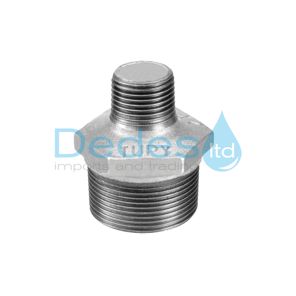 ΝΙΠΕΛ ΣΥΣΤΟΛΙΚΟ ΓΑΛΒΑΝΙΖΕ 1.1/4" x 1" ΕΞΑΓΩΝΟ ΑΡΣΕΝΙΚΟ-ΑΡΣΕΝΙΚΟ Β/Τ TUPY