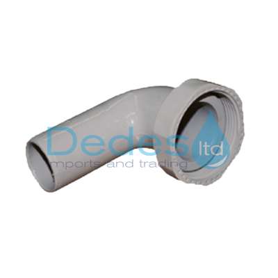 ΓΩΝΙΑ ΑΠΟ P.V.C. SOLIDRAINS ΓΚΡΙ Φ32x1.1/4" ΜΕ ΠΑΞΙΜΑΔΙ Β/Τ ΠΛΑΣΤΙΚΟ ΓΙΑ ΒΑΛΒΙΔΑ ΜΠΑΝΙΟΥ-ΝΤΟΥΖΙΕΡΑΣ