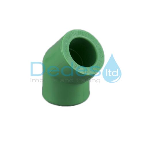 ΗΜΙΓΩΝΙΑ ΠΡΑΣΙΝΗ Β/Τ PPR Φ32 RIETI ΑΠΛΗ ΘΗΛΥΚΗ-ΘΗΛΥΚΗ 45° ΙΤΑΛΙΑΣ ΡΝ25 ΠΟΛΥΠΡΟΠΥΛΕΝΙΟΥ