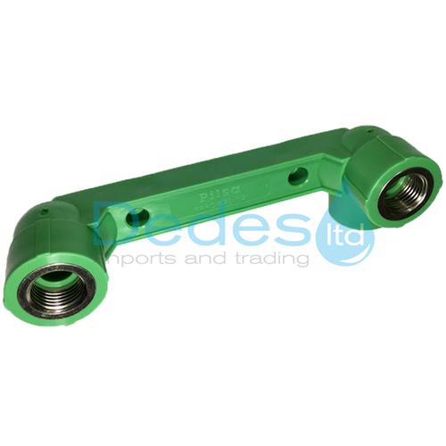 ΒΑΣΗ ΥΔΡΟΛΗΨΙΑΣ ΔΙΠΛΗ Φ20x1/2" ΘΗΛΥΚΗ PPR-T ΠΡΑΣΙΝΗ SOLISAN ΡΝ25 ΠΟΛΥΠΡΟΠΥΛΕΝΙΟΥ ΓΙΑ ΜΠΑΤΑΡΙΕΣ