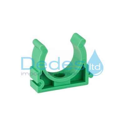 ΣΤΗΡΙΓΜΑ-ΚΛΙΠΣ ΜΟΝΟ Φ25 Β/Τ PPR-T ΠΡΑΣΙΝΟ ΚΟΥΜΠΩΤΟ SOLISAN ΡΝ25 ΠΟΛΥΠΡΟΠΥΛΕΝΙΟΥ