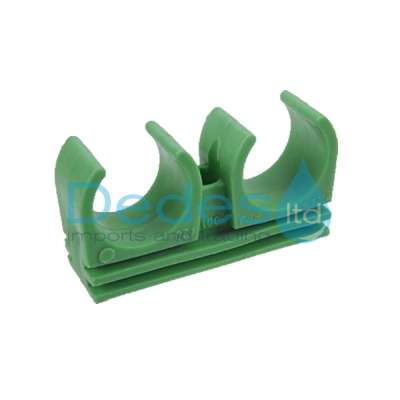 ΣΤΗΡΙΓΜΑ-ΚΛΙΠΣ ΔΙΠΛΟ Φ32 Β/Τ PPR-T ΠΡΑΣΙΝΟ ΚΟΥΜΠΩΤΟ +GF+ ΡΝ25 ΠΟΛΥΠΡΟΠΥΛΕΝΙΟΥ