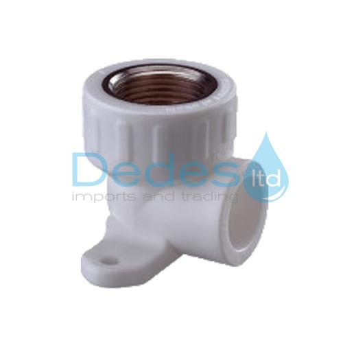 ΓΩΝΙΑ ΛΕΥΚΗ 90° ΣΤΗΡΙΞΕΩΣ PPR Φ20x1/2" ΘΗΛΥΚΟ ΣΠΕΙΡΩΜΑ NOVA ΡΝ25 ΠΟΛΥΠΡΟΠΥΛΕΝΙΟΥ
