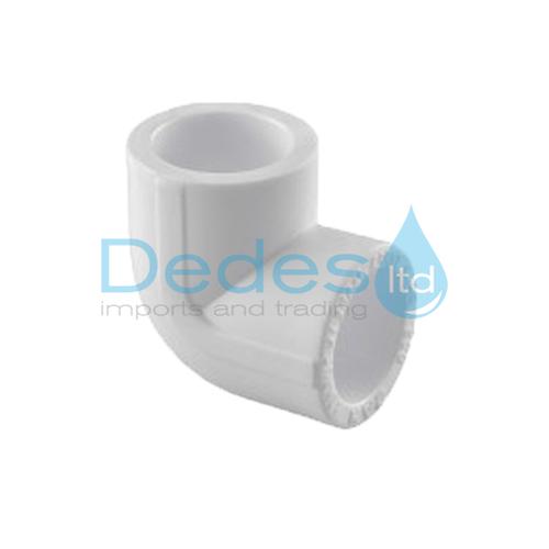 ΓΩΝΙΑ ΚΟΛΛΗΤΗ ΛΕΥΚΗ Φ25 Β/Τ PPR ΑΠΛΗ 90° ΘΗΛΥΚΗ-ΘΗΛΥΚΗ NOVA ΡΝ25 ΠΟΛΥΠΡΟΠΥΛΕΝΙΟΥ